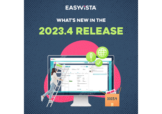 Foto EasyVista lanza nuevas actualizaciones de sus productos para finalizar el año.